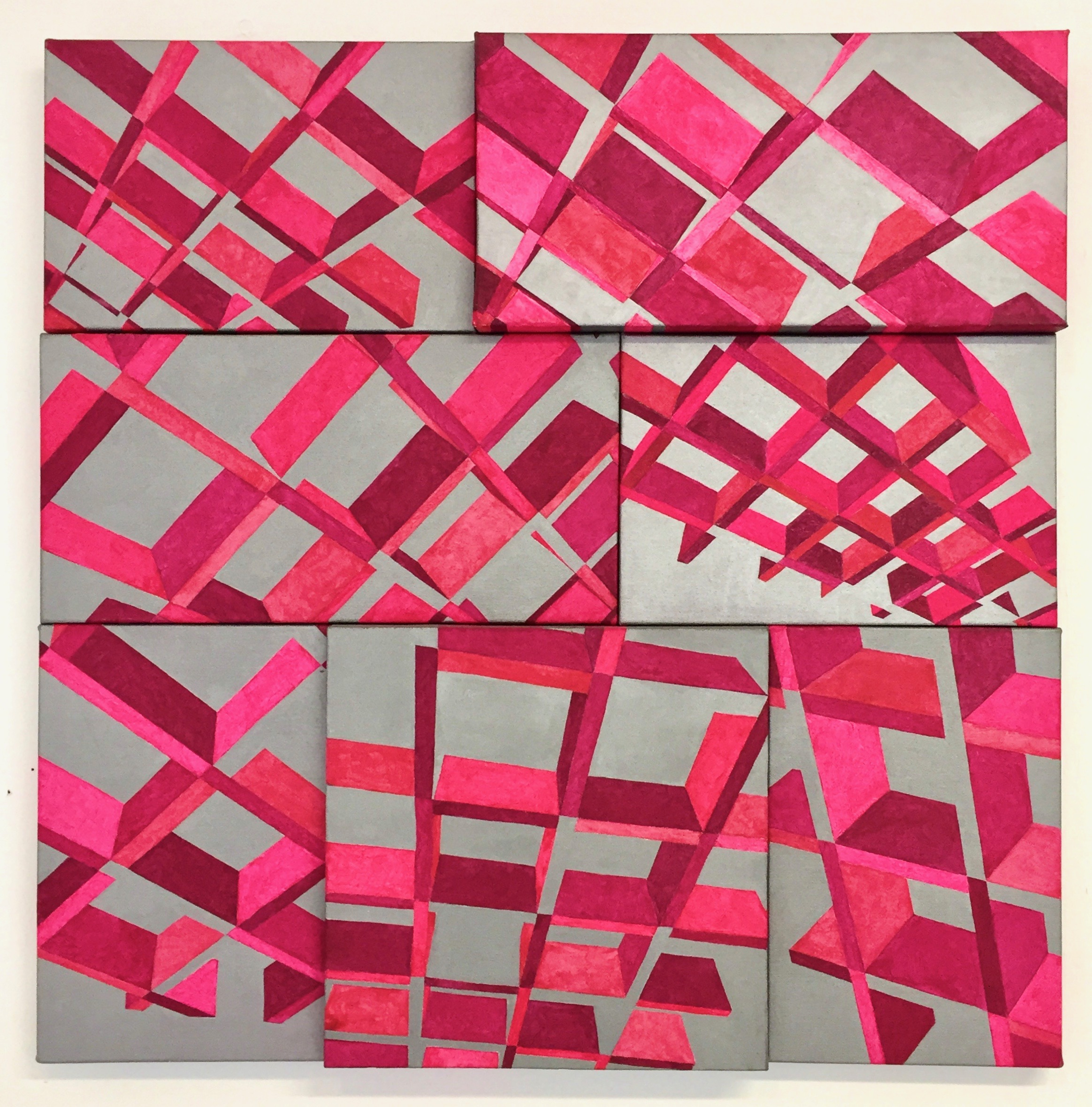 Faria_Lima_2015, acrilica sobre tela, pinturas, montagem, arte, arte contemporanea, Mirian Perez